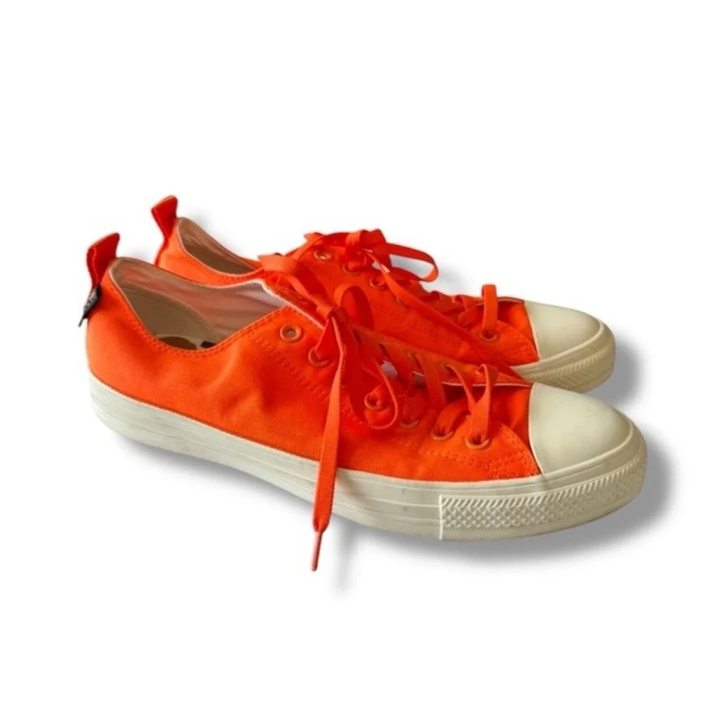 Converse Chuck Taylor Cordura Low Top  Size M9 W11 Blaze Orange School Colors